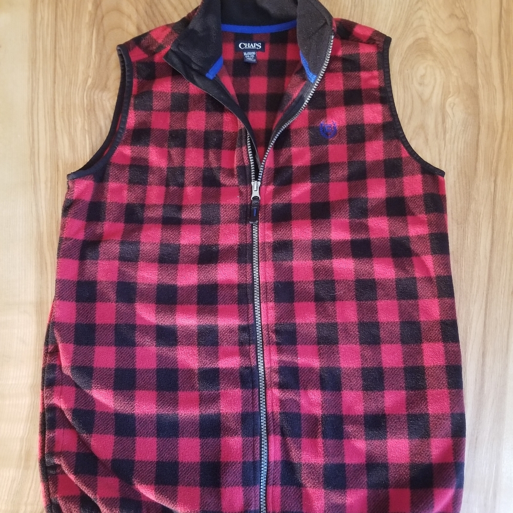 Boy's Chaps XL zip up vest